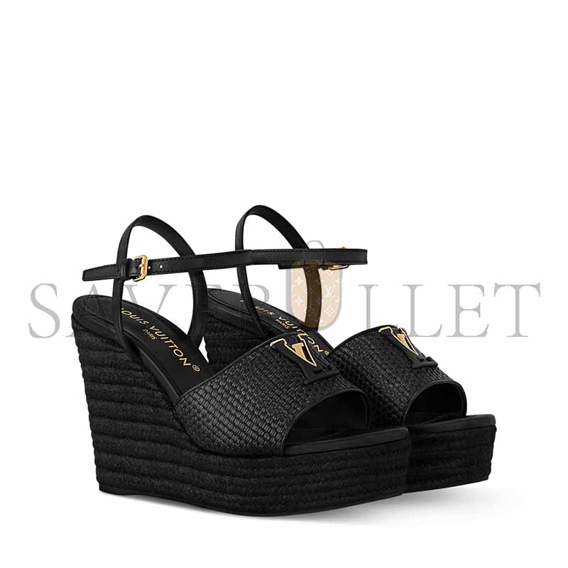 LOUIS VUITTON LV MARE WEDGE SANDAL 1AHLLK LOUIS VUITTON LV MARE WEDGE SANDAL 1AHLLK